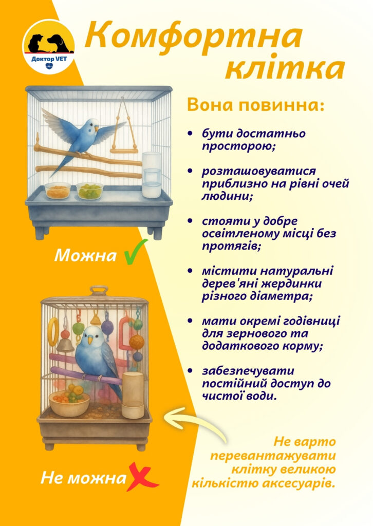 Комфортне життя домашніх птахів